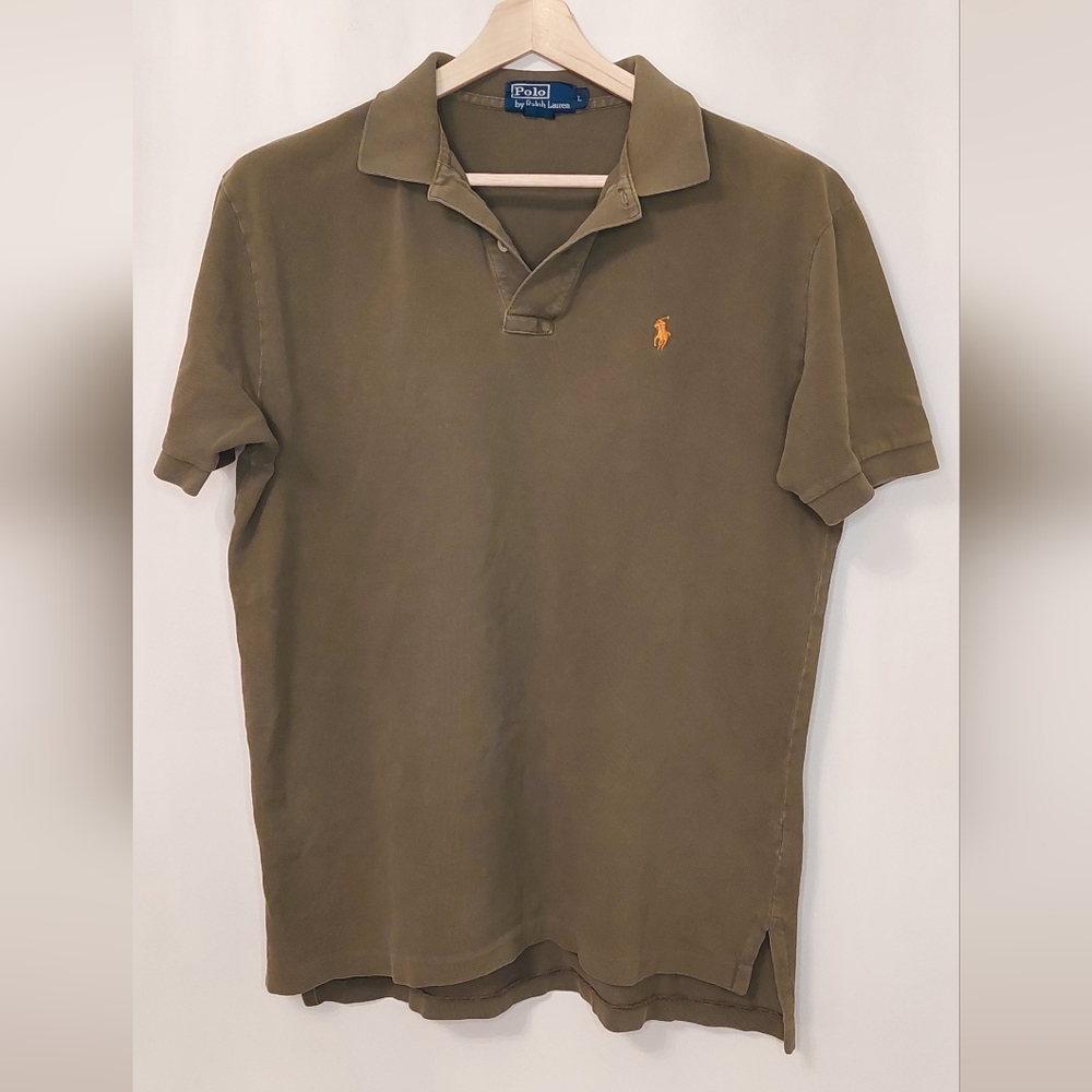Polo Ralph Lauren Olive Green Cotton Polo